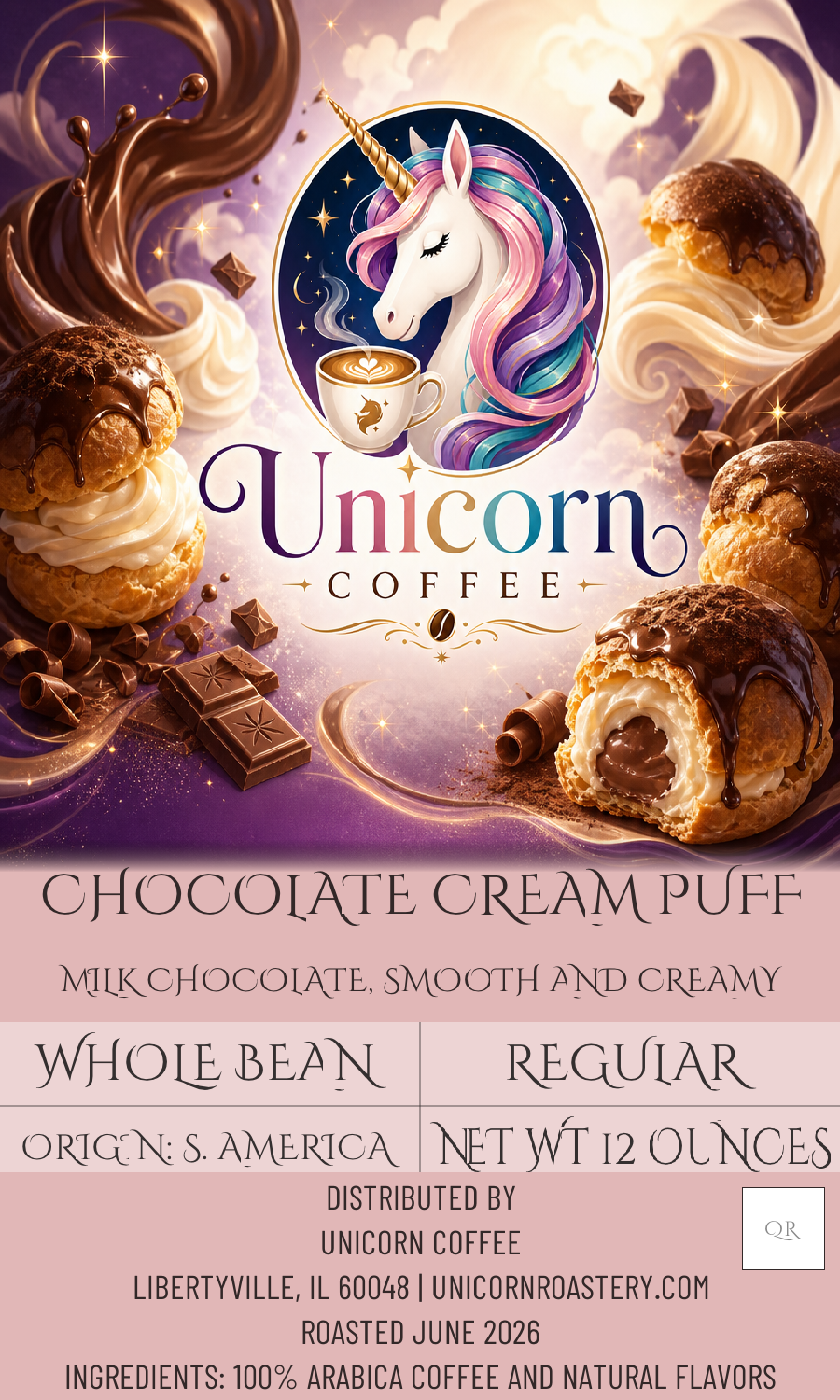 [partner-connect-label] Chocolate Cream Puff