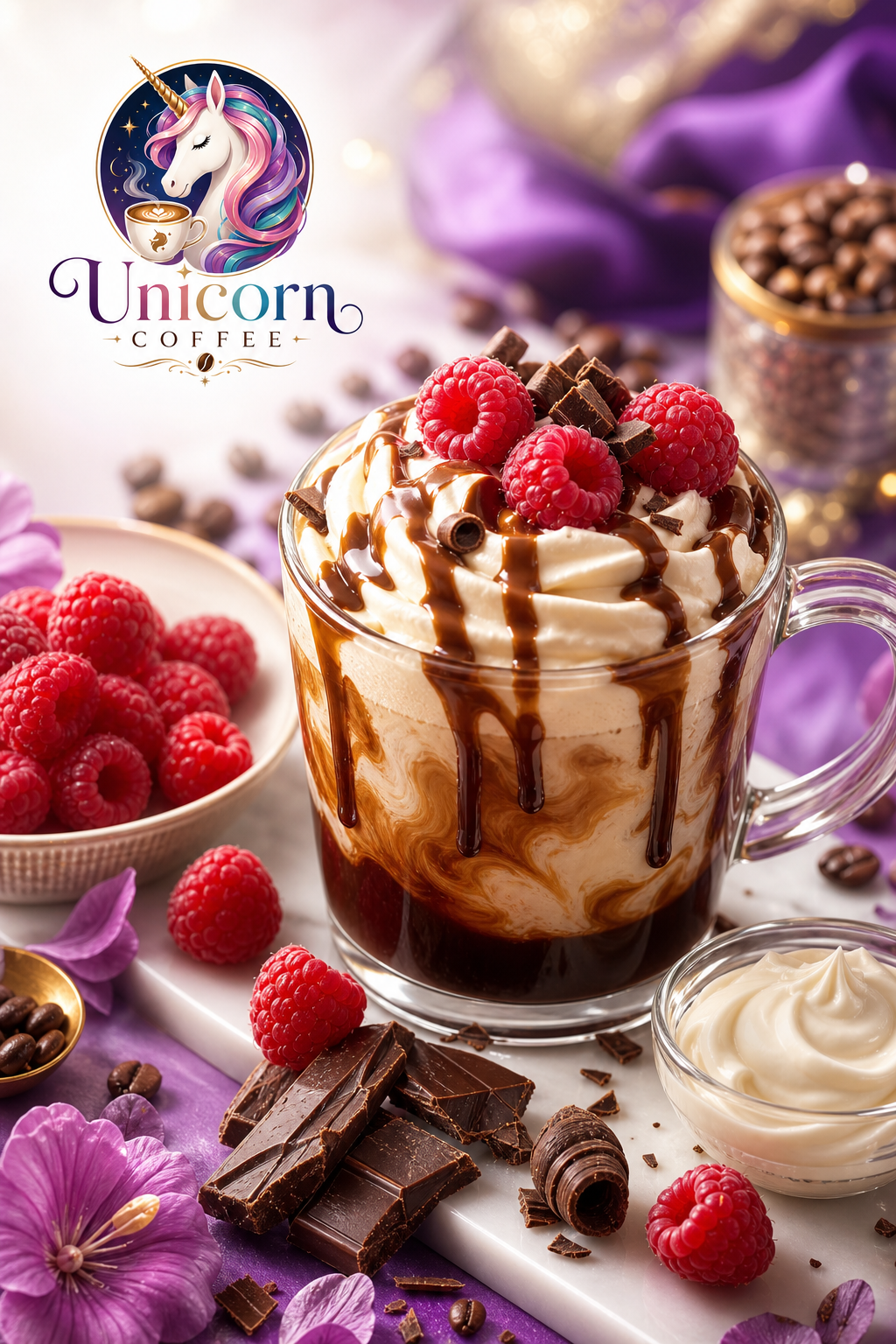 Chocolate Raspberry Cream Coffee